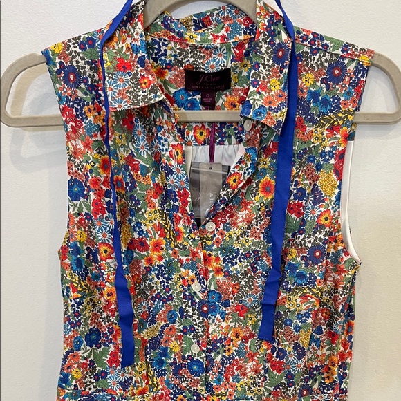 J. Crew Liberty of London Multicolor Floral Midi Dress - Picture 5 of 8